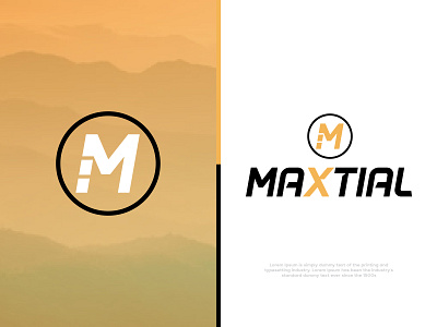 MAXTIAL (LOGO DESIGN) branding graphic design illustration logo vector