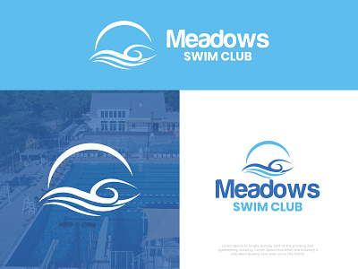 Meadows Swim Club branding design graphic design logo meadows sports swim swimming