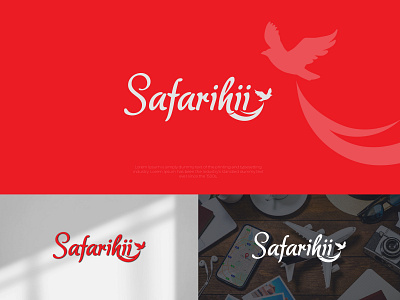 Safarihii aviation branding design graphic design illustration logo safarii ticket vector