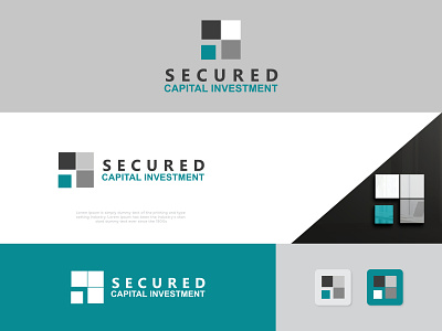 Secured Capital Investment branding capital design graphic design investment logo secured vector