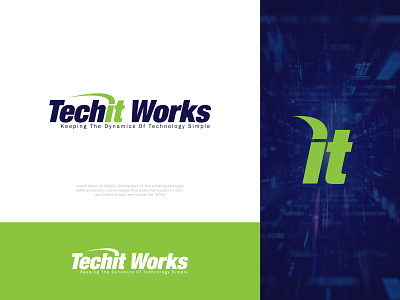 Techit Works branding design graphic design illustration logo techit vector