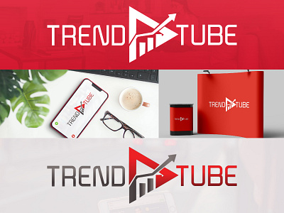 TREND TUBE design graphic design illustration logo trend tube vector