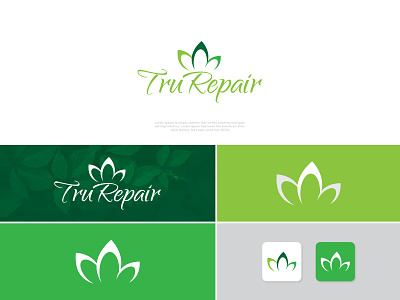 Tue Repair design graphic design illustration logo repair true vector