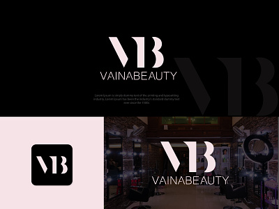 VAINABEAUTY beauty beauty logo design fashion logo graphic design illustration logo vaina vector