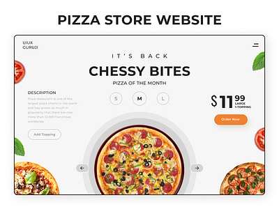 Pizza Store website