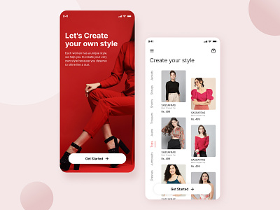 Fashion e-Commerce Mobile Apps clothes creative ecommerce ecommerceapp fashion fashionapp minimalism mobile ui mobileapp onlineshopping shop app shopping shopping app ui ui kit uiapp uiuxguruji ux
