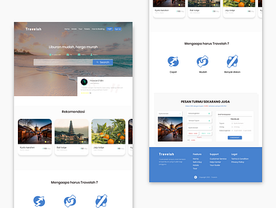 Travelah - Booking Website uidesign webdesign website