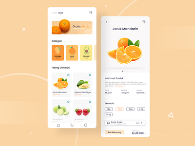 Fruits Shop App design food food app fruits minimal design mobile app mobile ui shop ui uidesign