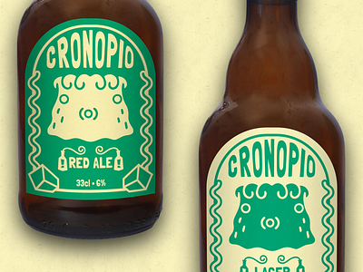 Cronopio Cronopio? beer brand branding cronopio label logo mascotte visual identity