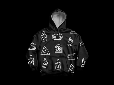 Eremo brand branding hoodie label logo music visual identity