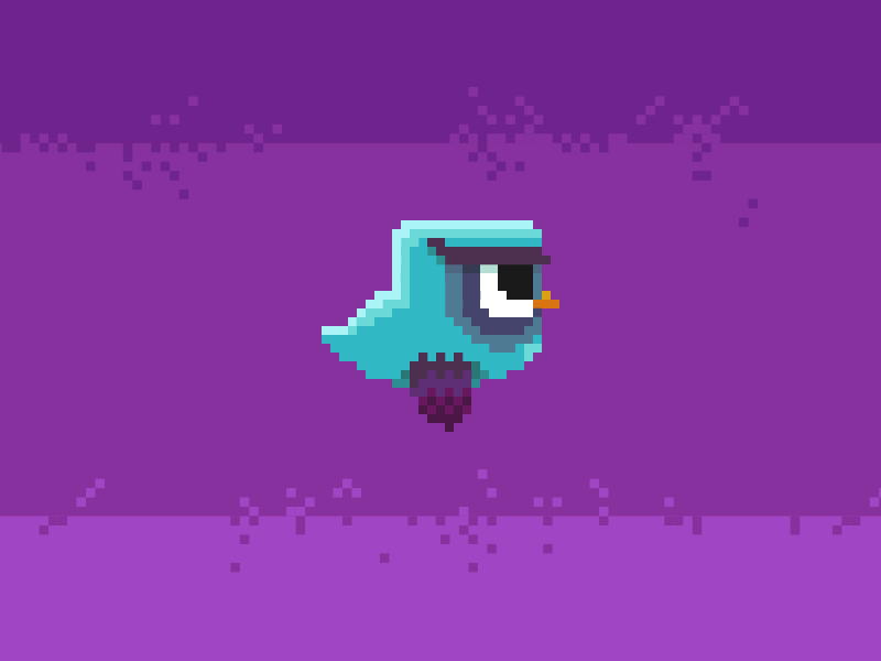 Owl's Evolution animation bird evolution fly growth owl pixel pixel art