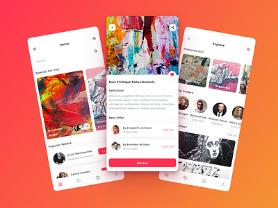 NFT Marketplace Mobile App