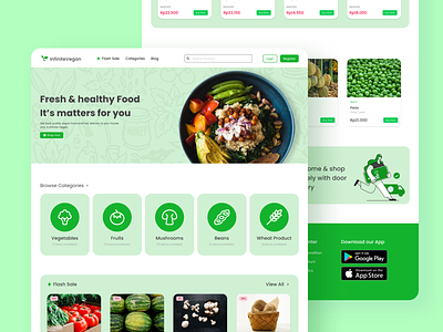 InfiniteVegan - Grocery & Vegan Food Marketplace Website