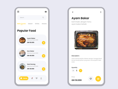 Food Apps aplication apps delivery design food uiux