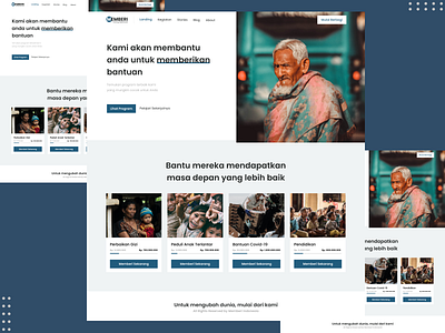 Memberi-Landing Page