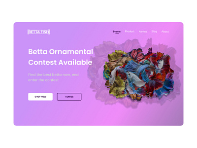 Betta Fish Landing Page