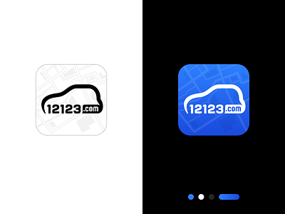 APP ICON 12123 12123.com app car car assistant icon icon design illegal