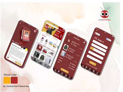 E-commerce mobile UI/UX app design ecommerce illustration mobile ux vector web