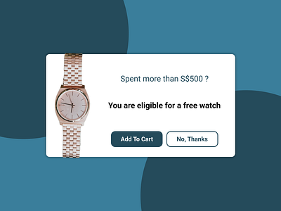 Special Offer #dailyui #036 dailyui dailyui 036 design figma free gift shopping special offer ui ux watch web