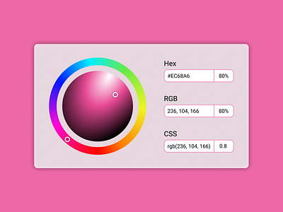 Color Picker #dailyui #060