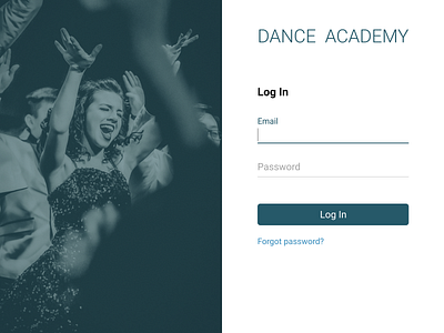 Form and Button button dailyui dailyui 082 dailyui 083 dance design figma form login form ui ux web