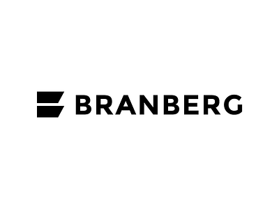 Branberg Logo b design illustrator logo vector