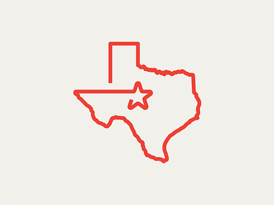 Lone Star branding iron illustration line outline star state texas