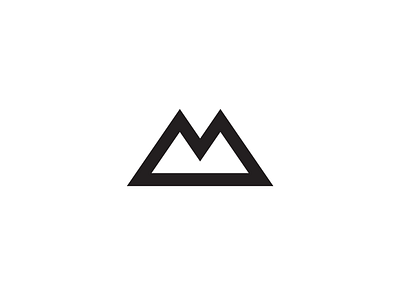 Berg Mark berg icon letter logo m mountain