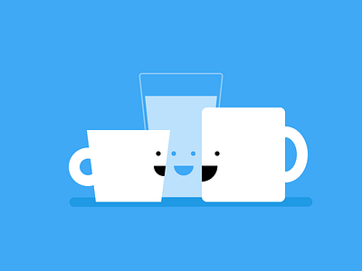 Socialize coffee community cup gather illustration mug smile