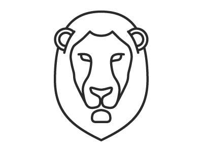 Lion animal icon lion logo