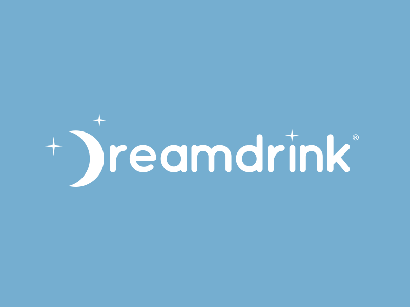 Dreamdrink beverage blue dream drink illustrator logo moon stars vector