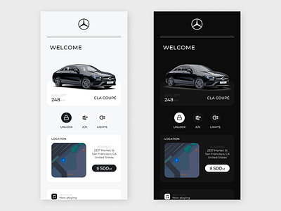 Mercedes Concept App app app design branding cars covid19 design iphone logo mercedes mobile phone tesla ui ux