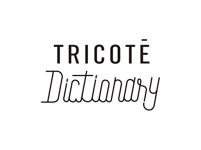 Tricote Dictonary Logo dictonary logo tricote