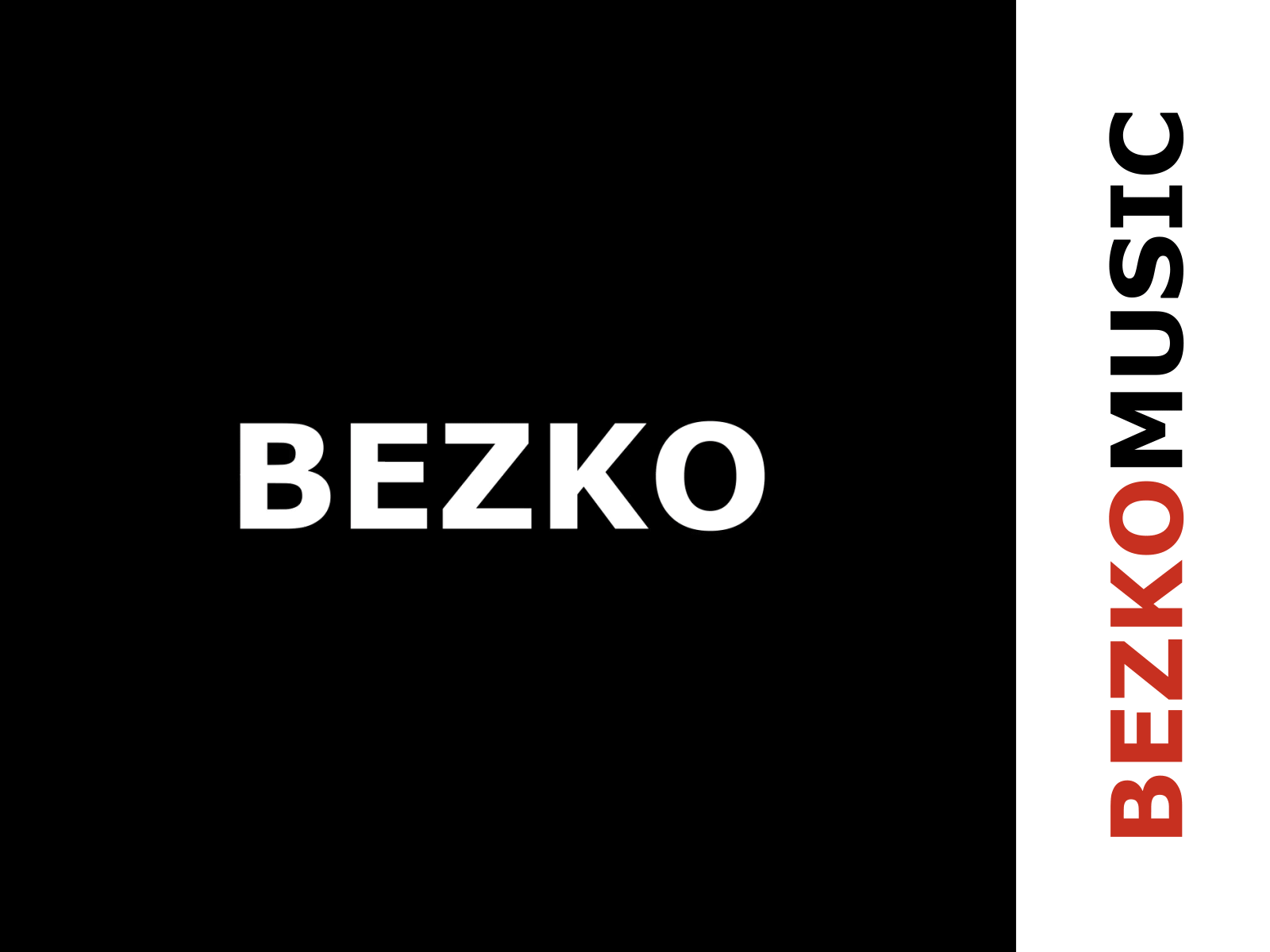 BezkoMusic - Animation animation animation design animation logo black and white interaction design interactive logo music