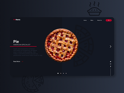 PieMania Homepage Design