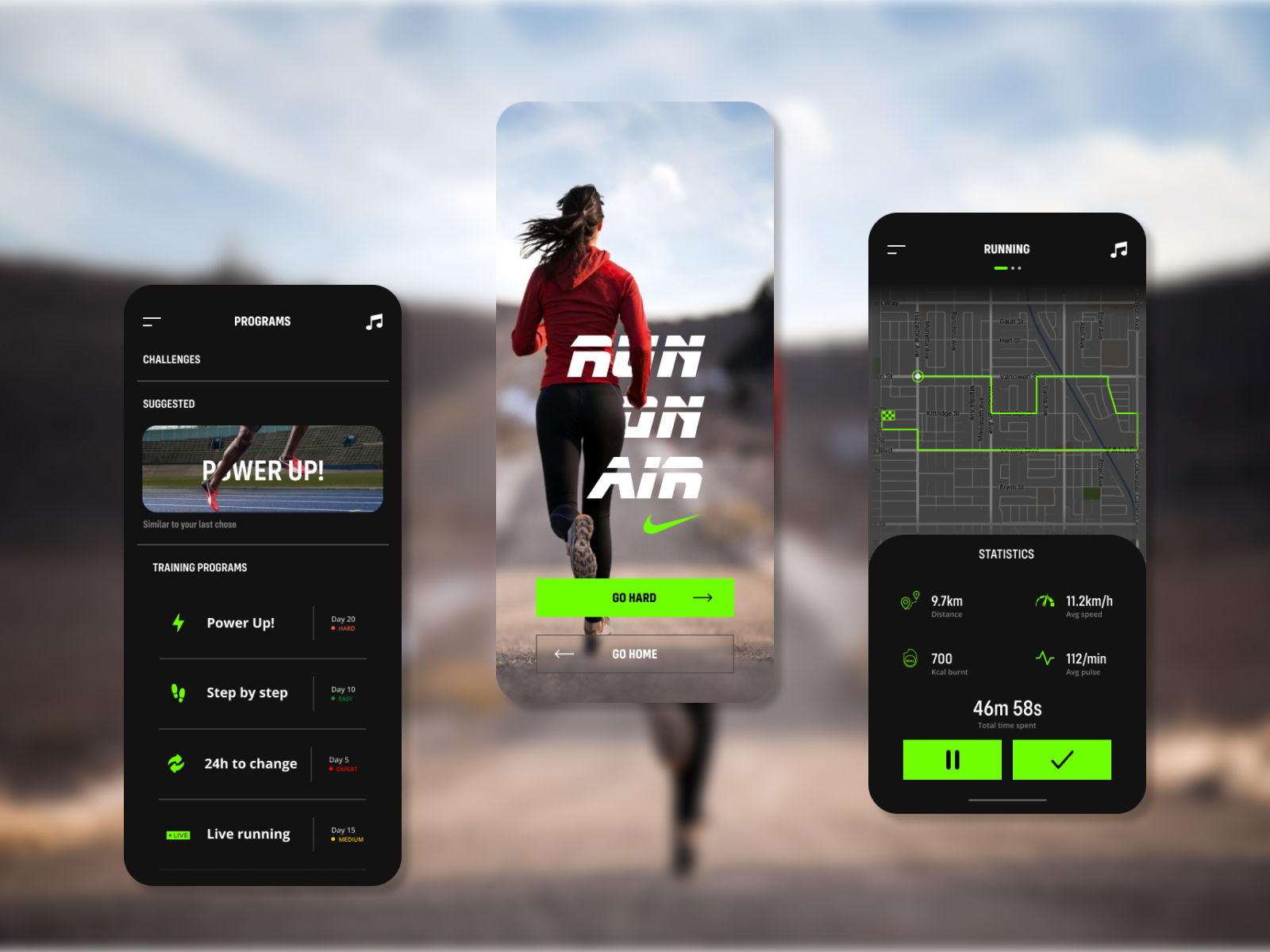 Running App Design by Ilija Gavrilovic on Dribbble