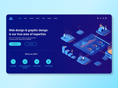 Web & Graphic Design Agency Concept agency agency landing page agency website concept design designer graphic design graphic designer team trend 2020 trendy ui ui ux uidesign uiux ux uxdesign web design web designer web site