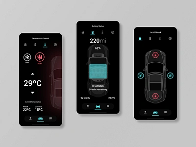 Tesla Mobile App Concept app app design application car car app design designer elon musk elonmusk tesla trend trend 2020 trending trendy ui ui ux uidesign uiux ux uxdesign