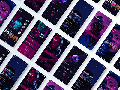 Music Player App design trend 2020 ui ui ux uidesign uiux ux uxdesign