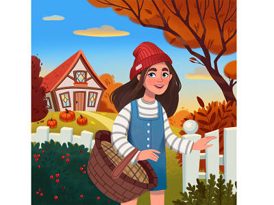 Red Riding Hood book illustration illustration kids book