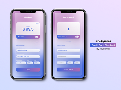 credit card checkout - glassmorphism app branding design glassmorphism graphic design illustration mobile portrait ui vector