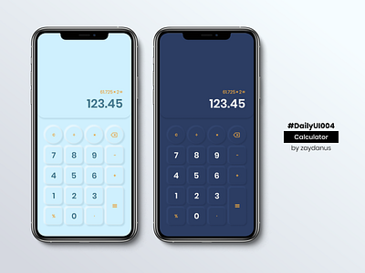 calculator design in neumorphism app branding calculator design graphic design mobile neumorphism portrait ui vector