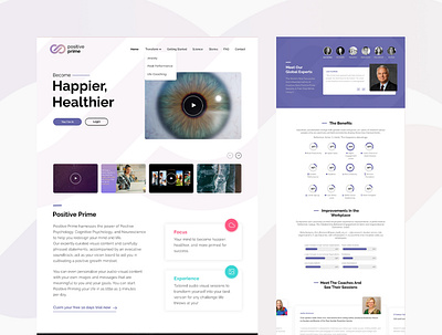 User-Friendly And Interactive Website Layout beneficiary design figma happier healthier inspiring lifechanging positive technologies ui ux website
