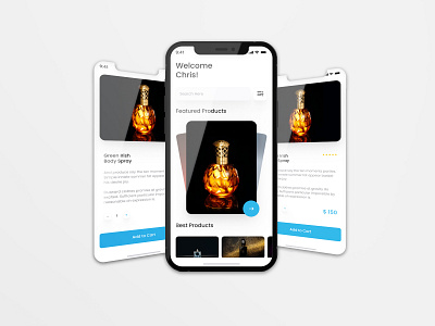 Mobile-Friendly Website With An Amazing UI Experience agency application body design figma fragrance green irish mobile spray ui ux