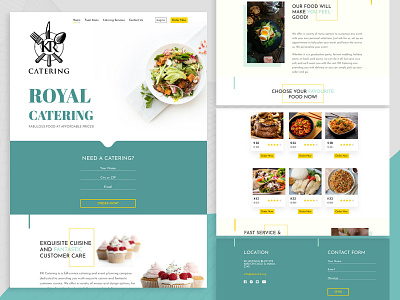 Stunning Design For A Catering Website