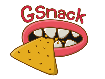 GSnack logo design graphic design illustration logo