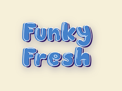 Funky Fresh design illustration logo