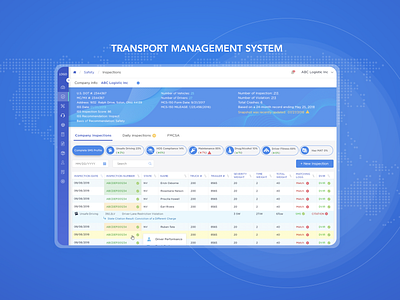 Transportation Management System crm design erp illustrator logistic scetch tms truck ui ux webapp