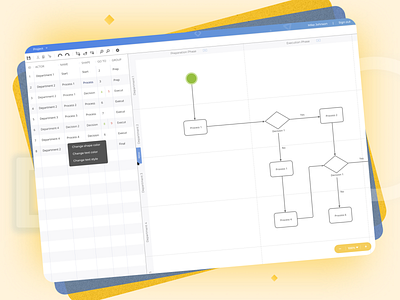 The diagram editor