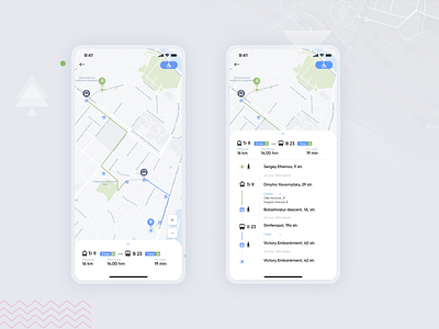 Transport tracking app